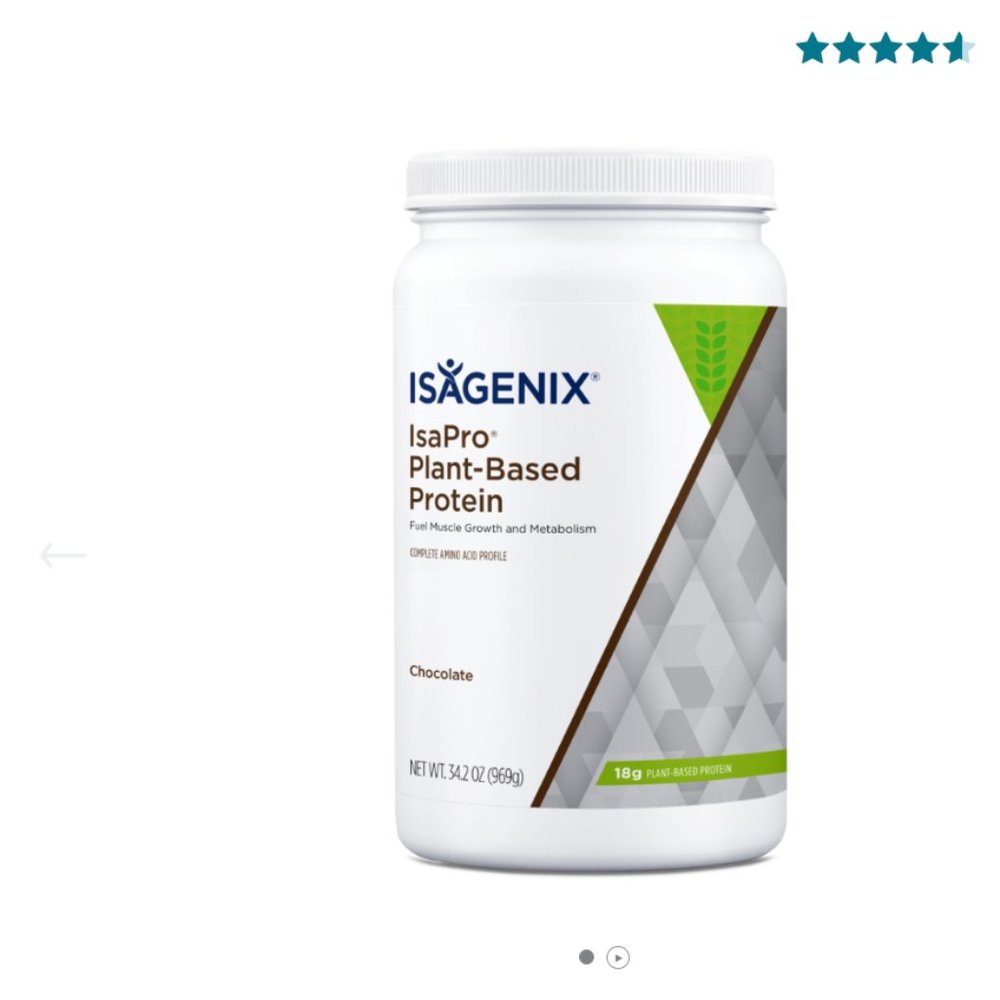 Plant-Based IsaPro® - Chocolate Flavor - canister - 30 servings